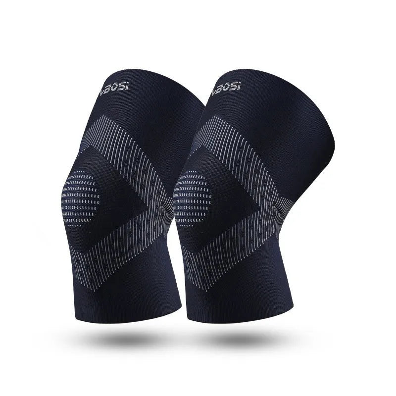 Adult sports knee pad in polyester fibre, available in sizes M, L and XL and six colours