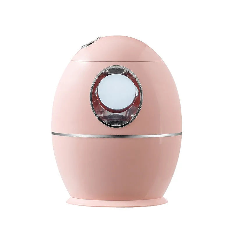 White round USB aromatherapy spray humidifier with 800ml tank and 36dB noise level