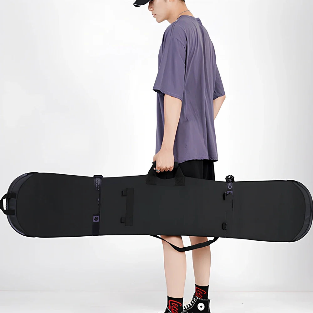 Dumpling Skin snowboard protective bag with colour ribbons and SBR diving material construction