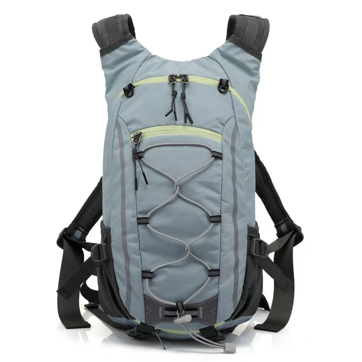 Cycling vest backpack in nylon, 20L capacity, breathable waterproof ultra-light design, shown in yellow