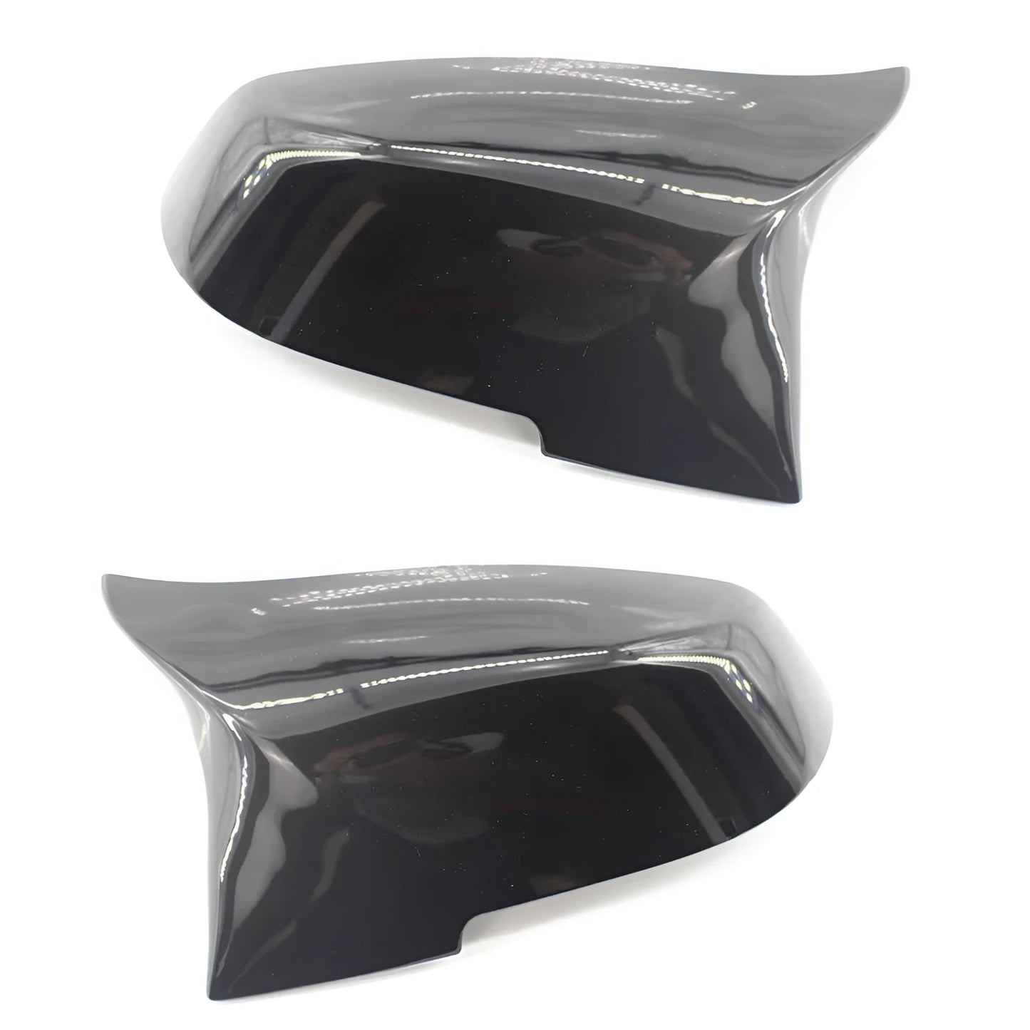 Paint bright black modified horn rearview mirror shells for BMW 3 Series and 4 Series vehicles