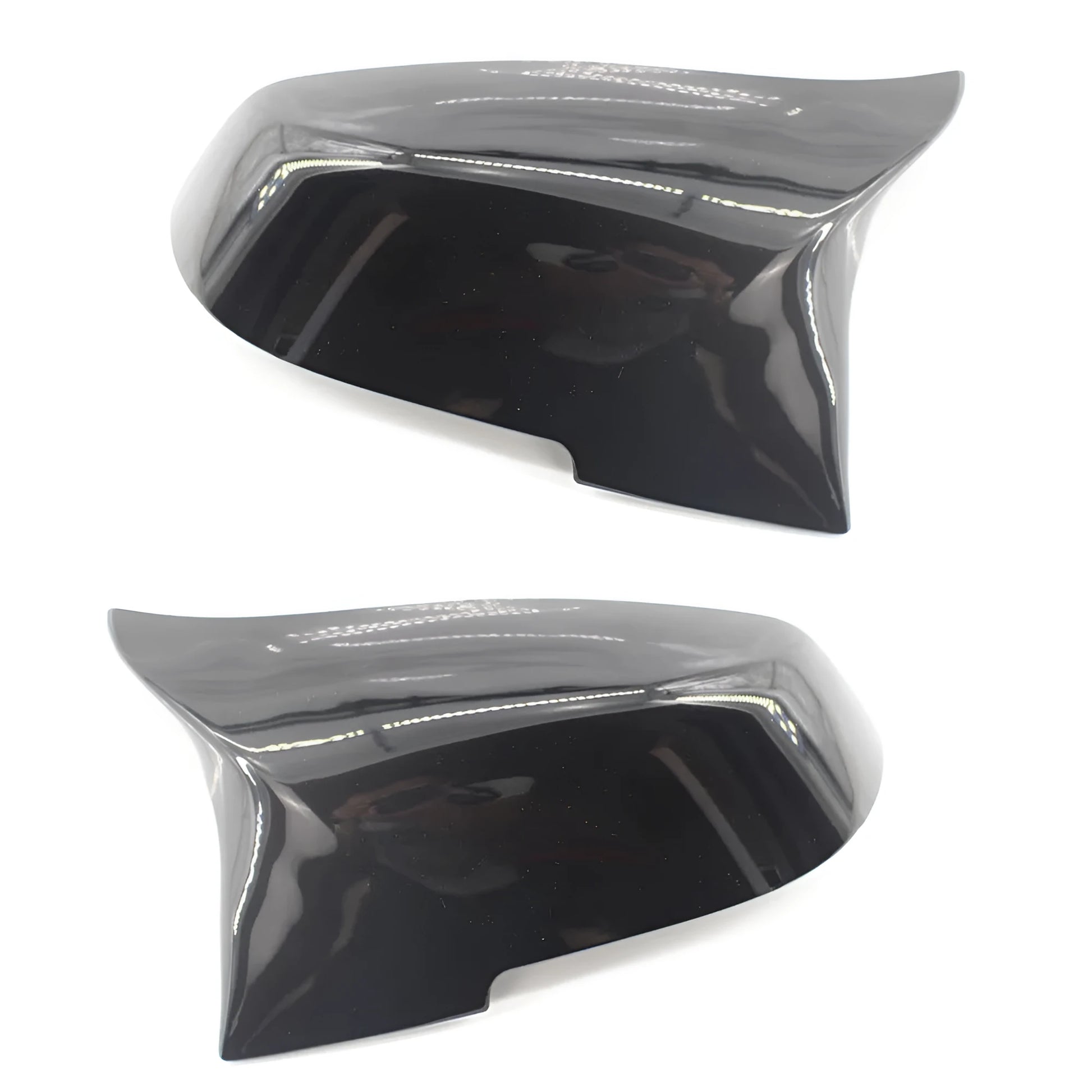 Paint bright black modified horn rearview mirror shells for BMW 3 Series and 4 Series vehicles