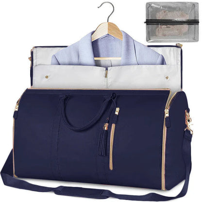 Stylish and durable carry-on travel bag with convenient organization pockets and versatile storage options