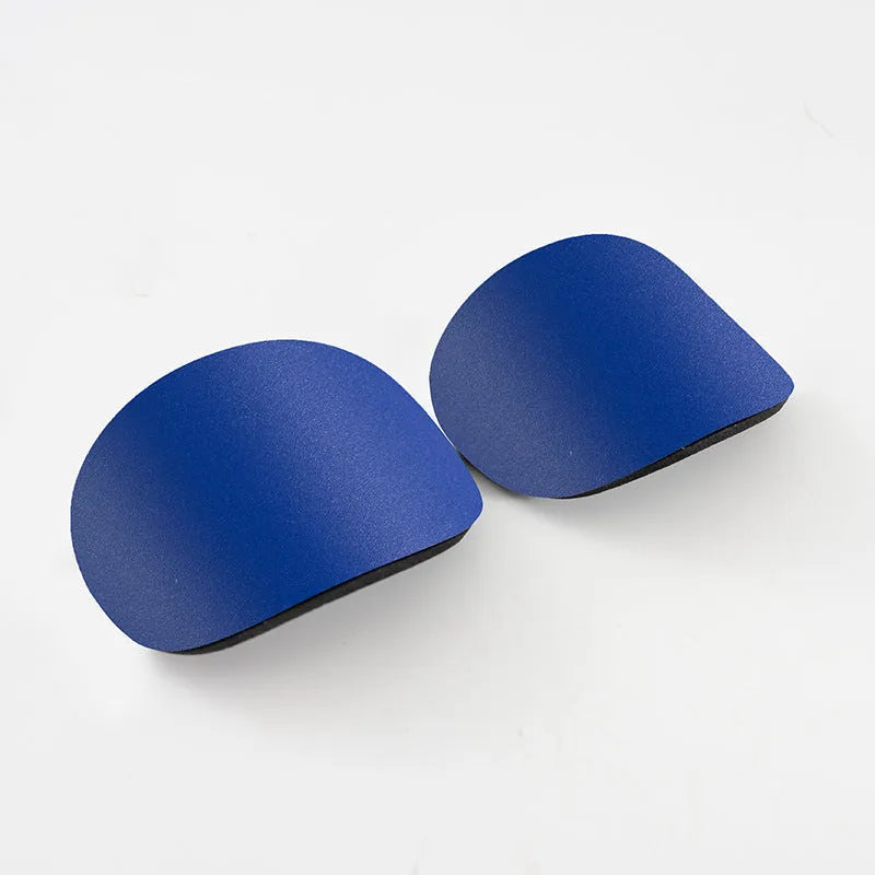 PU mini shin guards for football and running in black, white, red, and blue colours