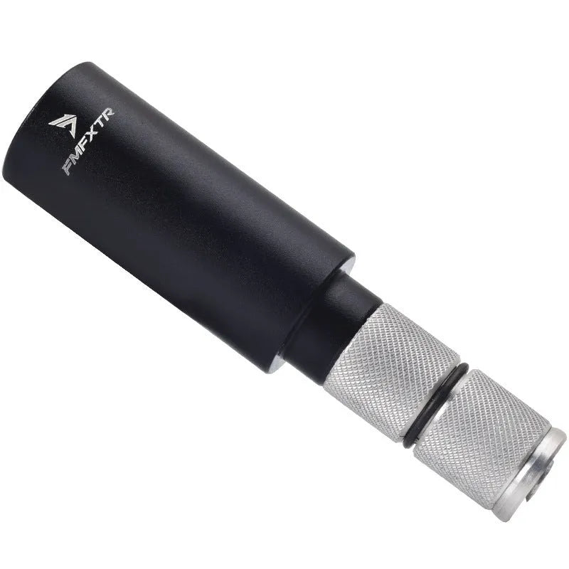 Aluminium alloy bicycle handlebar extension rod with folding mechanism