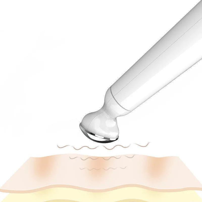 Tightening beauty instrument with USB charging and three light modes, white and gold options