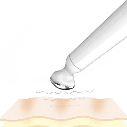 Tightening beauty instrument with USB charging and three light modes, white and gold options