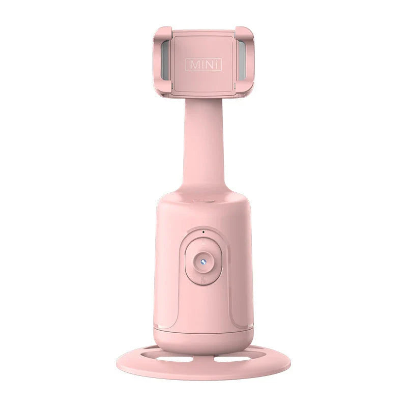 360 degree auto face tracking smartphone gimbal stabilizer with AI smart tracking and tripod for vlogging, live streaming, and video recording