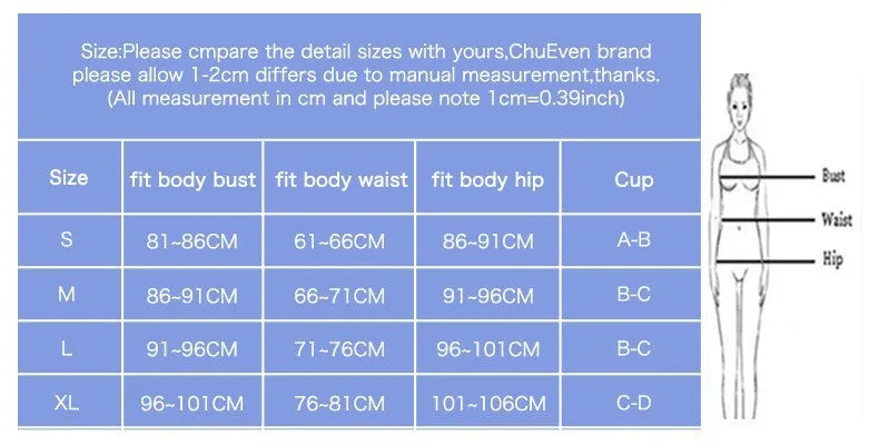 Black women's high-waist bikini swimsuit set with lined cups on a neutral background