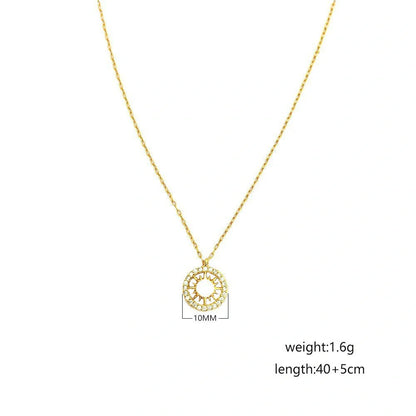 Elegant Celtic Moon and Sun Necklace in Premium 925 Sterling Silver with Celestial Motifs and Sparkling Asterism Diamonds