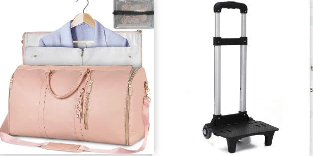 Stylish and durable carry-on travel bag with convenient organization pockets and versatile storage options