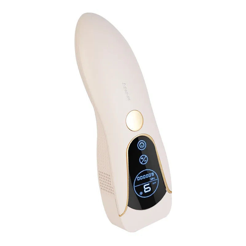 Freezing point hair removal device in Sundial green, pink or white colour for whole body use