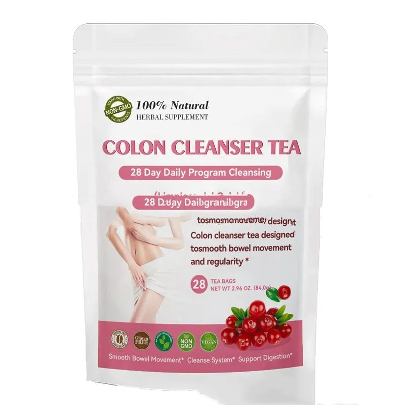 28-day herbal tea collection with multiple blends for women's body care