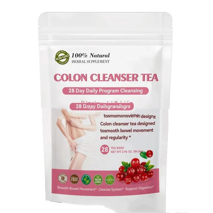 28-day herbal tea collection with multiple blends for women's body care