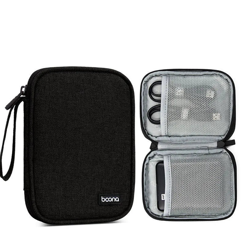 2.5-inch mobile hard disk protective case in Oxford cloth with multiple layer configuration options