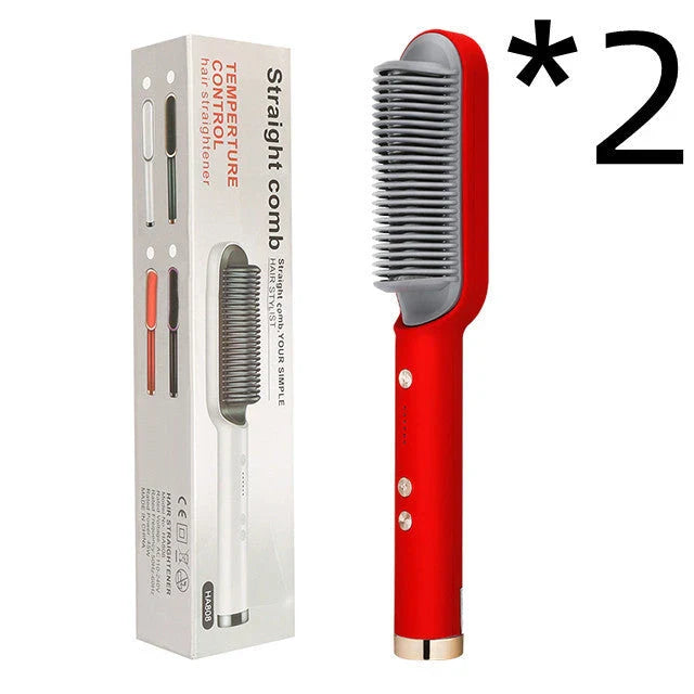 2-in-1 Hair Styler with Tourmaline Ceramic Heating, Intelligent Temperature Control, and Negative Ion Technology