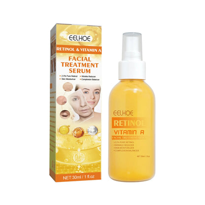 Retinol Anti-Wrinkle Essence Spray 30ml in boxed packaging for reducing fine lines