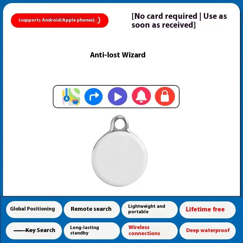 Pet locator GPS anti-loss alarm device for cat and dog tracking with 360 day battery life, global positioning, sound search, and lifetime zero cost collar options in multiple Apple/Android compatible styles and colours.