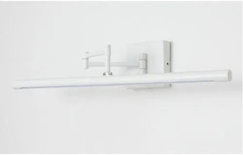 Modern simple style LED bathroom mirror cabinet in sand colour with integrated storage behind mirror