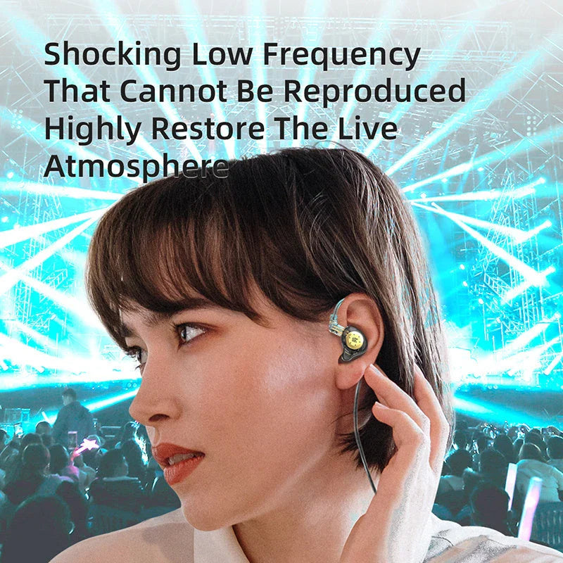 KZ EDX Pro Noise-Cancelling Earbuds with Premium HIFI Audio and Ergonomic Design