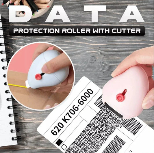 Confidentiality Seal Roller with unpacking knife for personal privacy protection