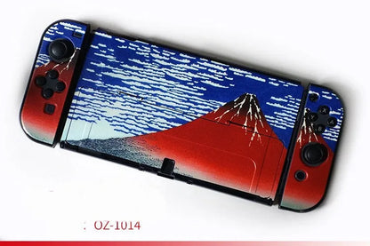 Nintendo Switch OLED hard protective case with PC crystal shell and cartoon pattern options