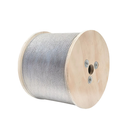 316 stainless steel 5mm steel wire rope, 7x7 multi-strand, for hoisting and fencing