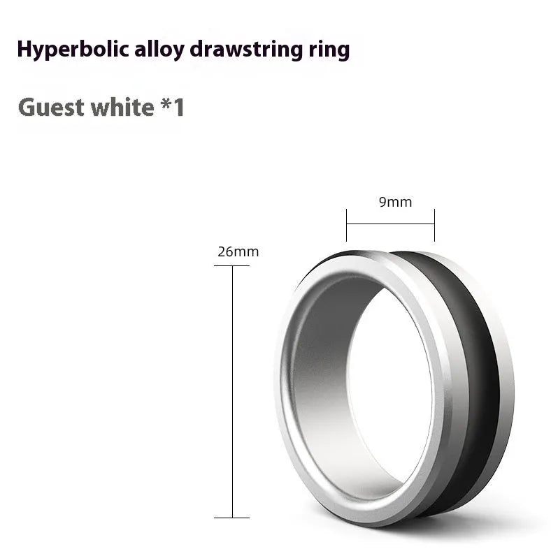 Orange and silver alloy fishing hand guard with non-slip pull loop
