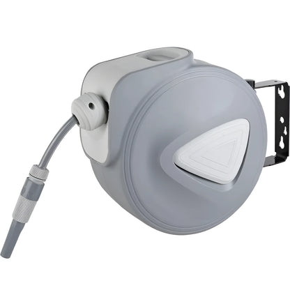 Automatic retractable hose reel with 10 metre PVC water pipe for car washing and garden watering