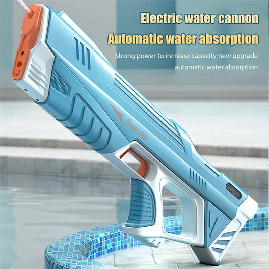 Rechargeable Automatic Water Blaster - Powerful motorized water gun for epic summer water fights and outdoor adventures