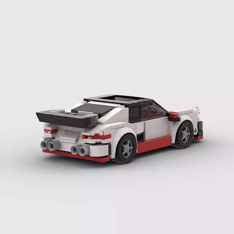 Small Particle Sports Car Moc Puzzle Assembled Children's Building Blocks Toy - Cool Convertible Car Model
