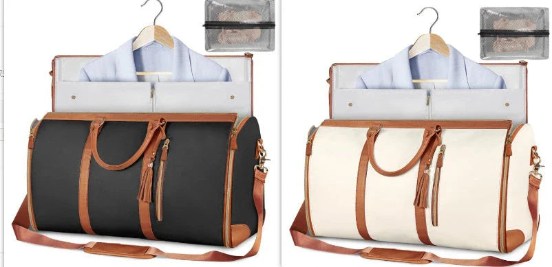 Stylish and durable carry-on travel bag with convenient organization pockets and versatile storage options