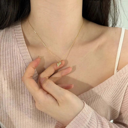S925 sterling silver necklace with small golden pizza pendant on clavicle chain for women