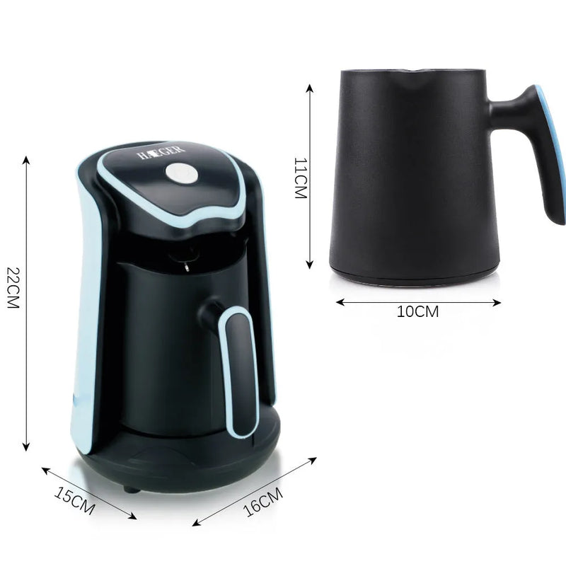 Portable Coffee and Tea Maker with Mechanical Operation, 600W AC Powered, 200V 50Hz, Ideal for Office and Home Use, Available in Blue or Purple