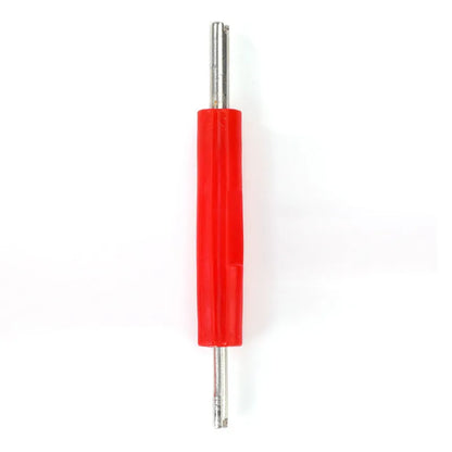 Aluminium alloy single-head twist valve wrench shown in one of three available colour styles.