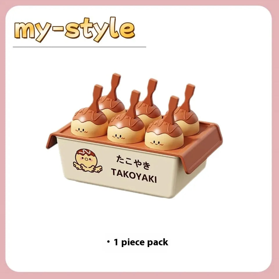 Octopus-shaped ice cream mould with single cavity, modern plastic design for homemade frozen desserts