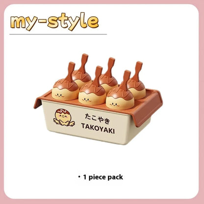 Octopus-shaped ice cream mould with single cavity, modern plastic design for homemade frozen desserts