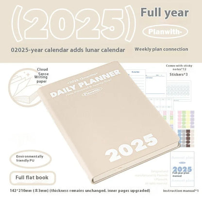 Waterproof postgraduate entrance exam notebook with PU cover in mint green colour showing writing paper interior