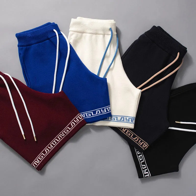Men's underknee sports shorts in cotton-blend and polyester, mid-waist, loose fit, no liner, sizes S-2XL