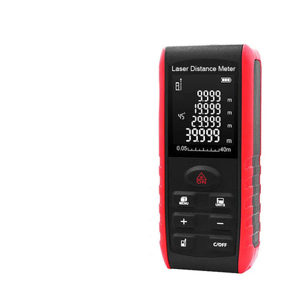 E40 M hand-held laser range finder measuring instrument with compact design