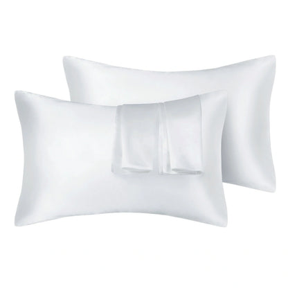 75D Satin Artificial Silk Pillowcase in various colours and sizes