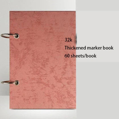 Premium sketchbook with high-quality marker paper in various colours and sizes