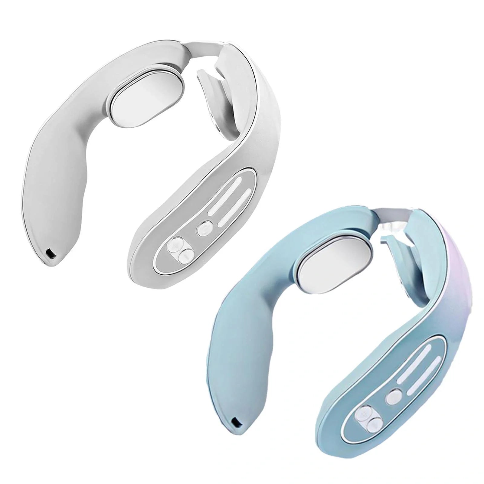 EMS Neck Acupoints Lymphvity Massager with heat function in space grey and gradient colours