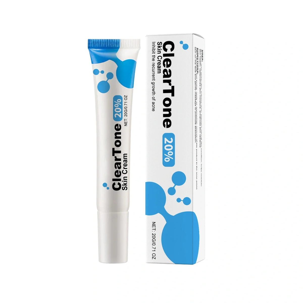 20g tube of azelaic acid acne cream with tea tree oil and salicylic acid
