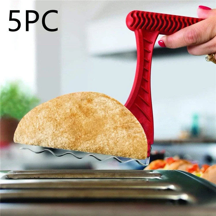 Taco Toaster for making healthy, crispy taco shells without oil