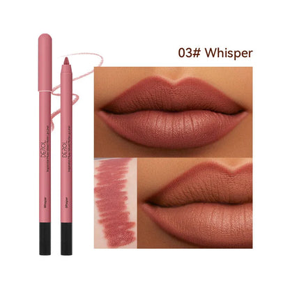 Matte lipstick and lipliner velvet mist, 0.6g, 14.9cm, shown in shades C01 to C08