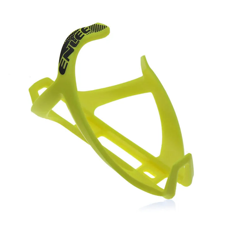 TPR plastic mountain bike water bottle cage in choice of six colours.