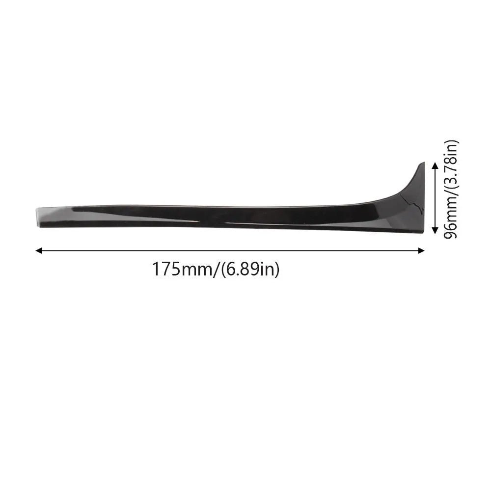 Volkswagen Golf 7 MK7 black rear window spoiler wing with adhesive tape