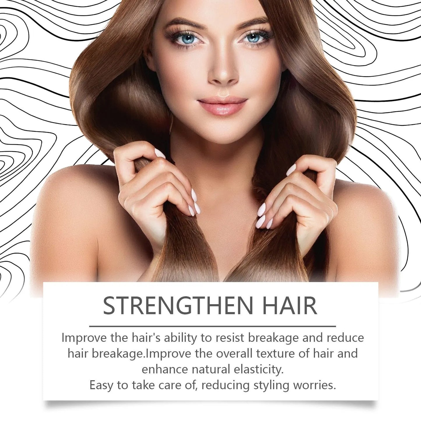 30ml Marjoran Mi Hair Oil Moisture Replenishment Essence bottle for dry hair repair.