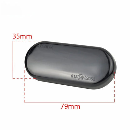 Flowing water style side turn signal lamp for Skoda Octavia car fender